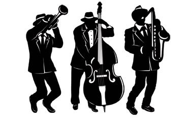 Jazz Trio Silhouettes 18