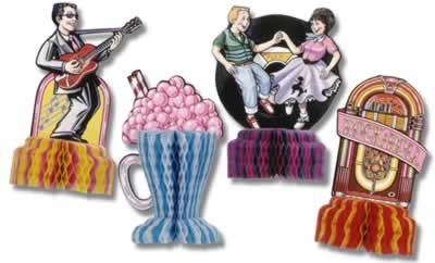 Click to view product details and reviews for 50s Playmates Table Centrepieces Set Of 4 5.