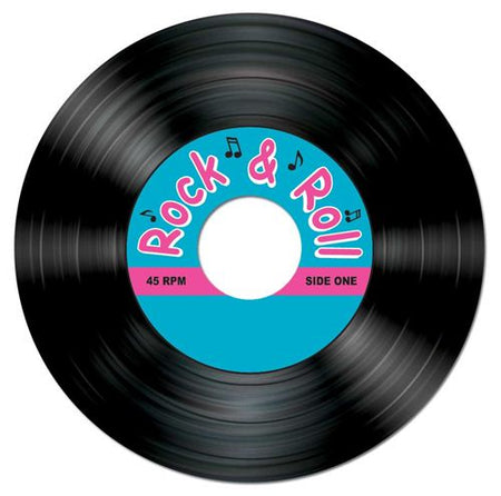 Rock And Roll Record Coasters Pack Of 8