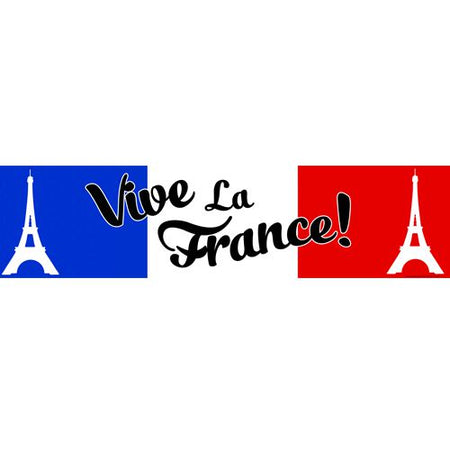 Click to view product details and reviews for Vive La France Banner 120cm.