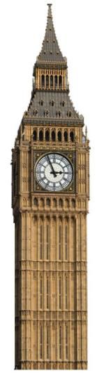 Big Ben Cardboard Cutout 185m