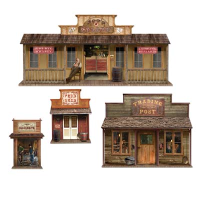 Click to view product details and reviews for Wild West Town Props Pack Of 4 24 65.