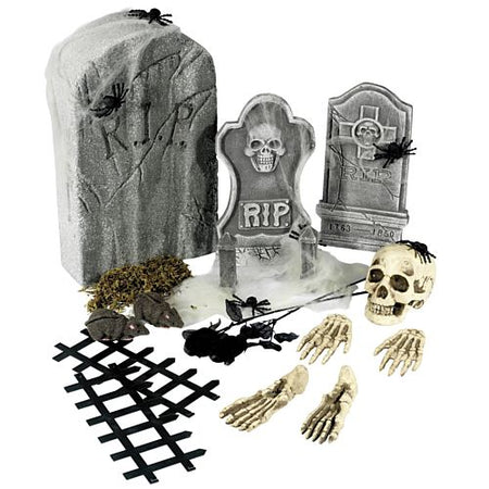Click to view product details and reviews for Haunted Graveyard Decoration Kit 57cm 24 Pieces.