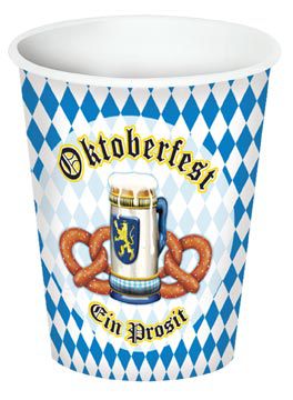 Oktoberfest Cups 9oz Pack Of 8