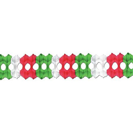 Click to view product details and reviews for Red White Green Arcade Garland.