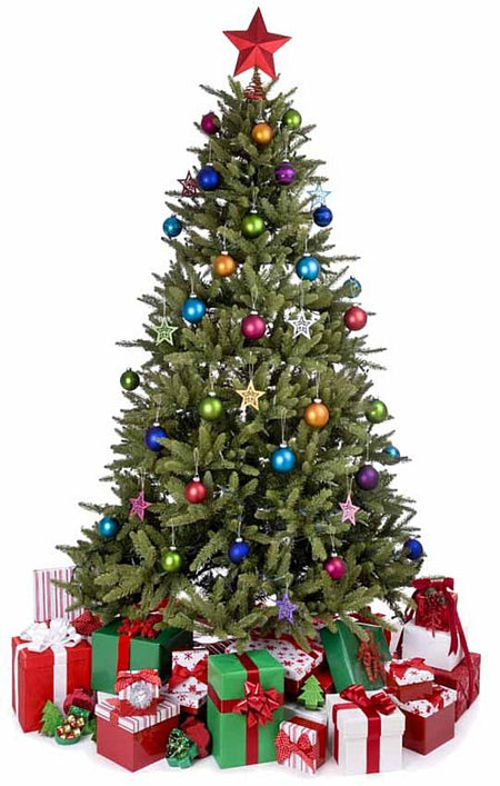 Christmas Tree Cardboard Cutout 88cm