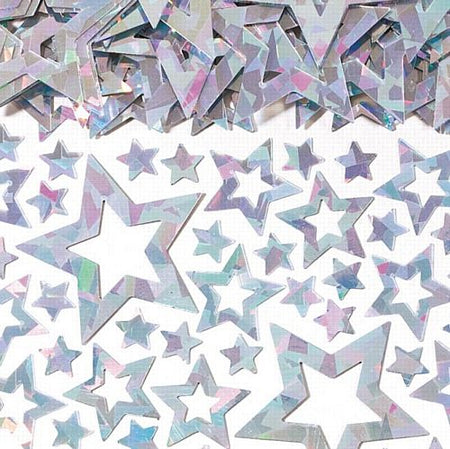 Click to view product details and reviews for Star Shimmer Confetti Silver 14g.
