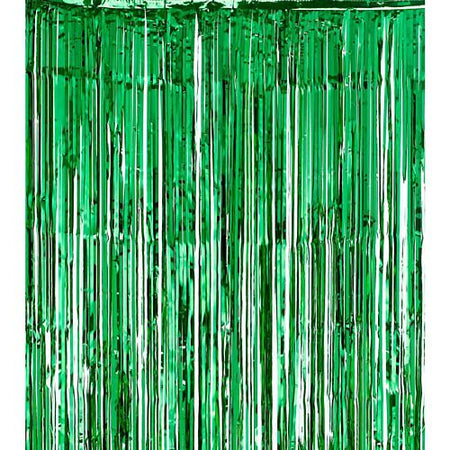 Green Foil Door Curtain Flame Retrdant 24m