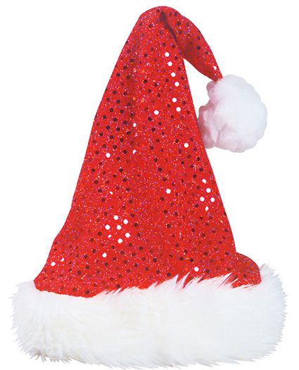 Sequin Santa Hat