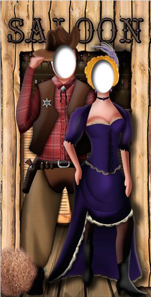 Click to view product details and reviews for Wild West Couple Stand In 186m.