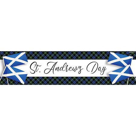 St Andrews Day Tartan Banner 12m