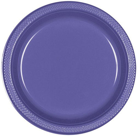 Purple Plastic Plate 9 Pack Of 20