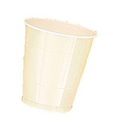 Ivory Plastic Cups Pack Of 20 355ml