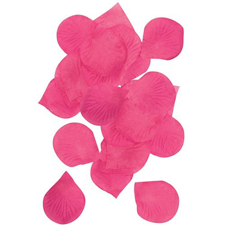 Hot Pink Silk Rose Petals Pack Of 150