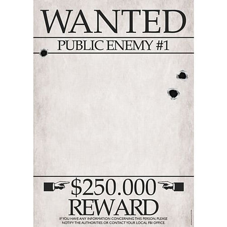 Click to view product details and reviews for Gangster Wanted Sign Poster A3.