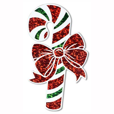 Click to view product details and reviews for Prismatic Candy Cane Cutout 16.