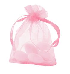 Light Pink Organza Bags Pack Of 10