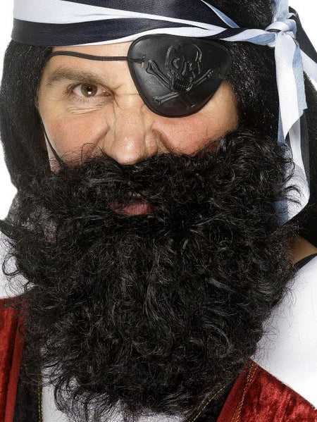 Click to view product details and reviews for Pirate Beard Deluxe Black.