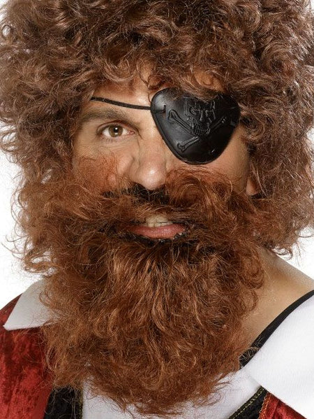 Pirate Beard Deluxe Brown