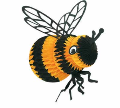 Click to view product details and reviews for Tissue Bumble Bee 20cm.