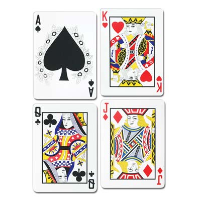 Casino Playing Card Cutouts Pack Of 4 635cm