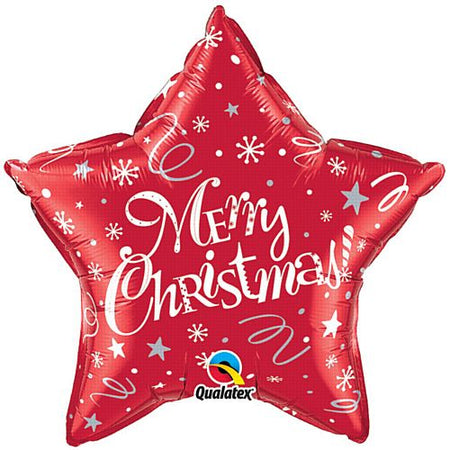 Click to view product details and reviews for Merry Christmas Festive Red Qualatex Foil Balloon 508cm.