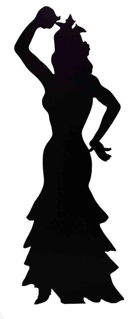 Click to view product details and reviews for Flamenco Dancer Silhouette Cardboard Cutout 184m.