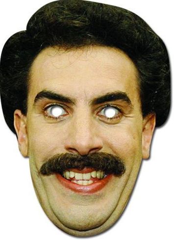 Click to view product details and reviews for Borat Card Mask.