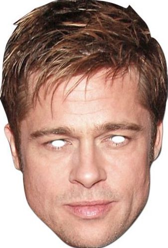 Brad Pitt Card Mask