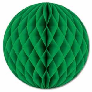 Dark Green Tissue Ball 30cm