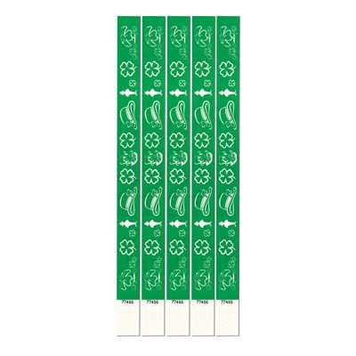 Click to view product details and reviews for St Patricks Tyvek Wristbands Pack Of 100.
