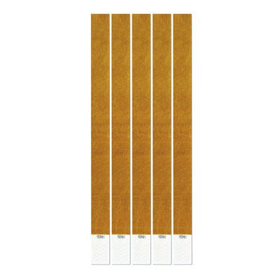 Click to view product details and reviews for Gold Tyvek Wristbands Pack Of 100 254cm.