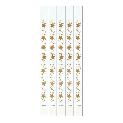 Gold Star Tyvek Wristbands Pack Of 100 254cm