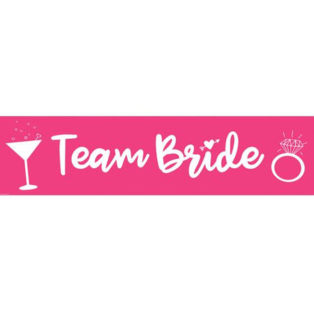 Click to view product details and reviews for Team Bride Banner 12m.