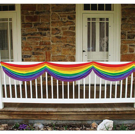 Rainbow Fabric Bunting 18m