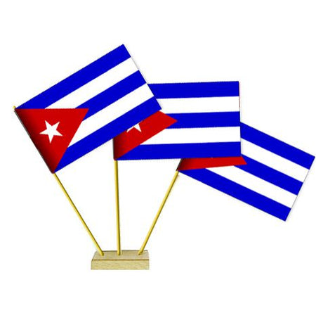 Cuban Table Flags 6 On 10 Pole Each