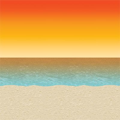 Click to view product details and reviews for Luau Sunset Backdrop 914m.