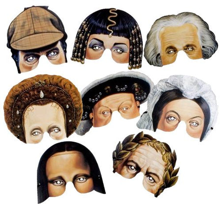 Historical Mask Assortment Pack Of 8