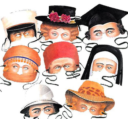 Party Pairs Mask Assortment Pack Of 8