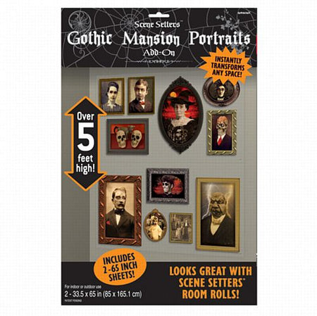 Click to view product details and reviews for Gothic Mansion Gothic Portraits Wall Decorations 165m 2 Sheets.