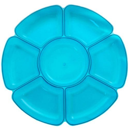 Click to view product details and reviews for Blue Brights Plastic Snack Dish 16 Each.