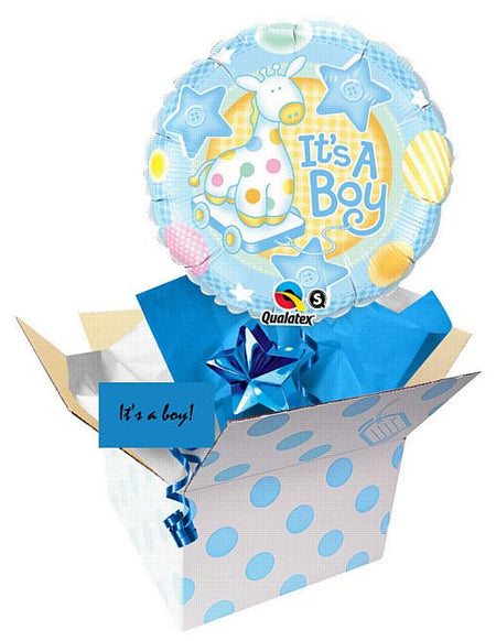 Click to view product details and reviews for Send A Balloon 18 Its A Boy Soft Giraffe.