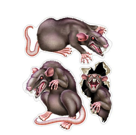 Click to view product details and reviews for Rats Wall Decorations 432cm Sheet Of 3.