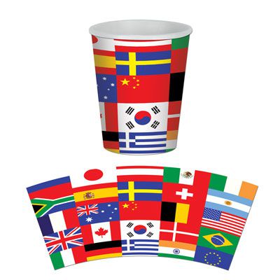Click to view product details and reviews for International Flag Beverage Cups 9ozs Pack Of 8.