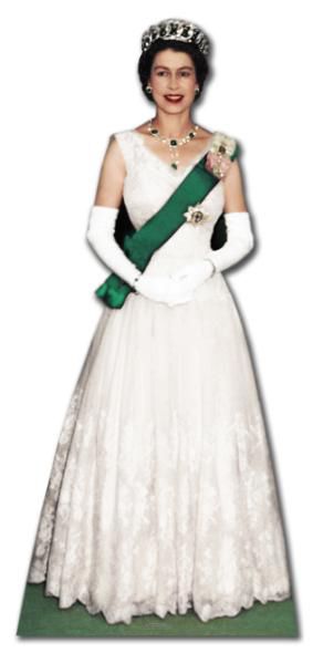 Queen Elizabeth In 1956 Lifesize Cardboard Cutout 181m