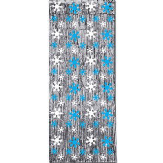 Click to view product details and reviews for Snowflake Shimmer Curtain 244m.
