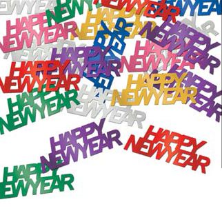 Click to view product details and reviews for Multicolour Happy New Year Confetti 14g.