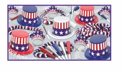 Click to view product details and reviews for Spirit Of America Hat And Novelty Party Pack For 50.