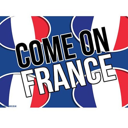 Come On France Rugby Poster A3
