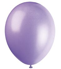 Lilac Lavender Latex Balloons 12 Pack Of 10